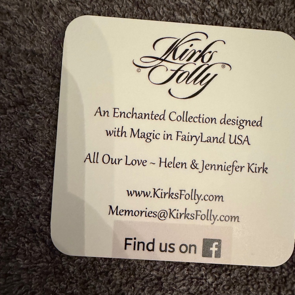 Kirk’s Folly NEW SET OF 3 KEY RINGS OR PURSE “dangles”